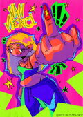 "NON MERCI" PRINT A4 - COULEURS