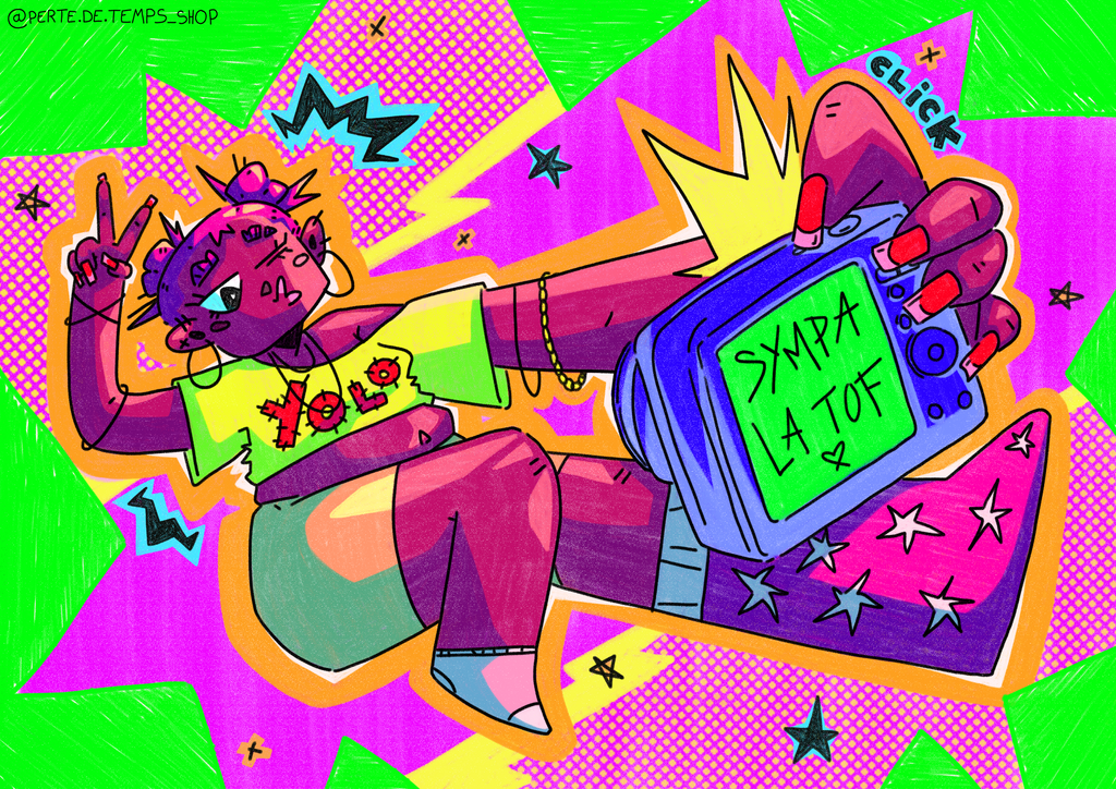 "SELFIE" PRINT A4 - COULEURS