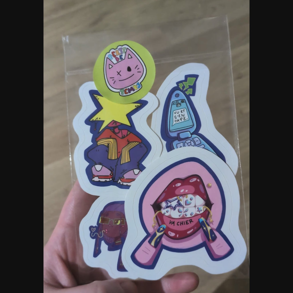 "...RIEN FAIRE C'EST LA CONSERVER" STICKERS