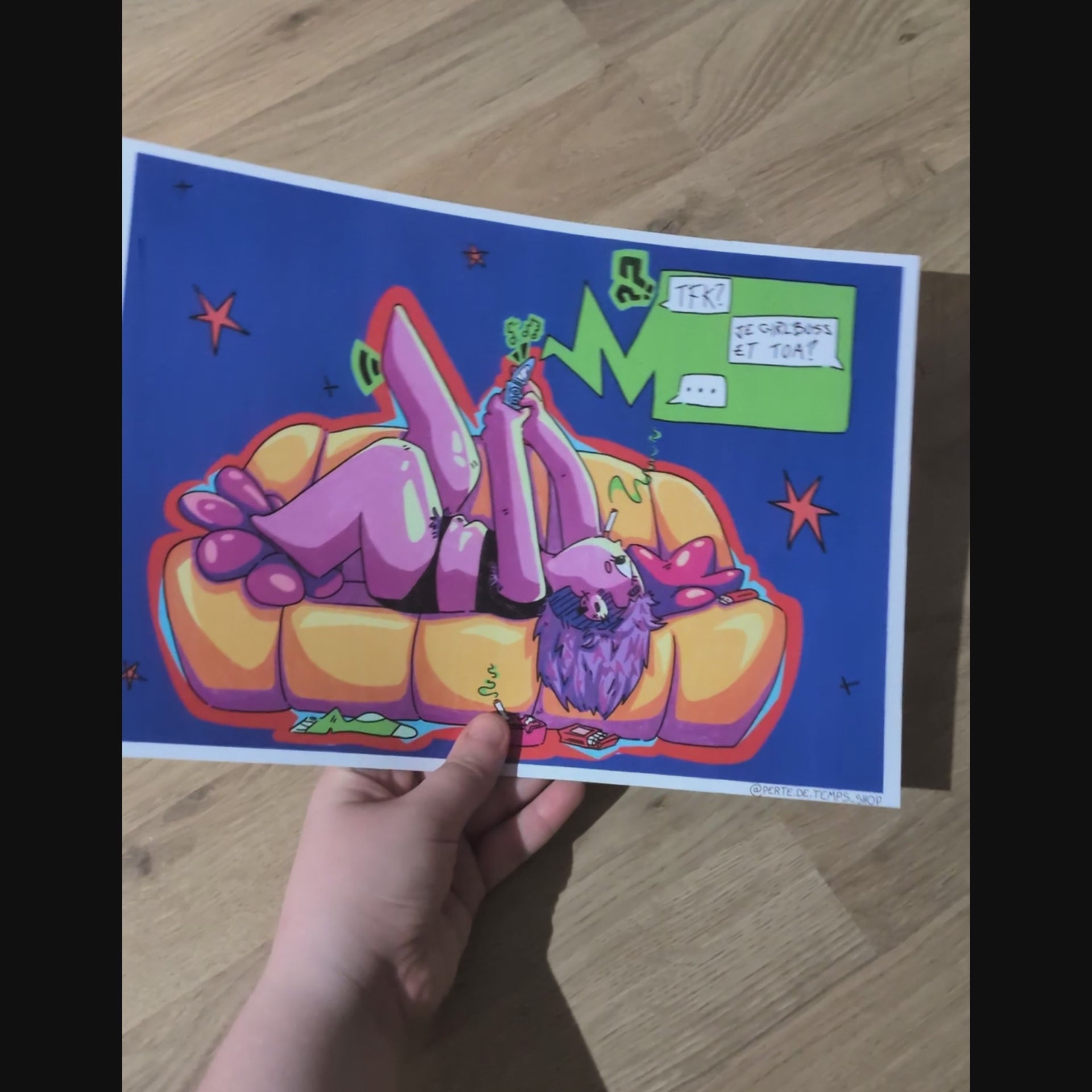 "GIRLBOSS" PRINT A4 - COULEURS